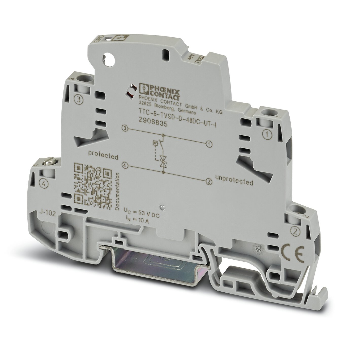 Chống sét tín hiệu Phoenix Contact: TTC-6-TVSD-D-48DC-UT-I - Surge protection device 2906835