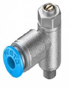 Van khí - One-way flow control valve GRLA-M5-QS-4-D 193138 - Festo