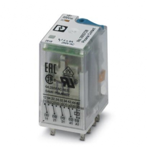 Single relay - REL-IR4/DP-220DC/4X21 - 2905728