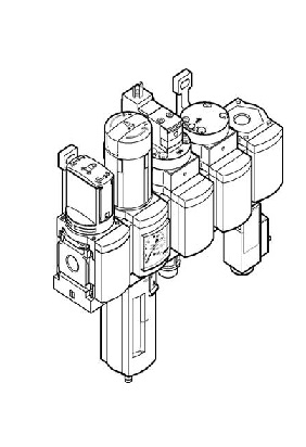 Bộ lọc - Service unit combination MSB4-1/4:C3J2D1A1F3-WP 542299 - FESTO