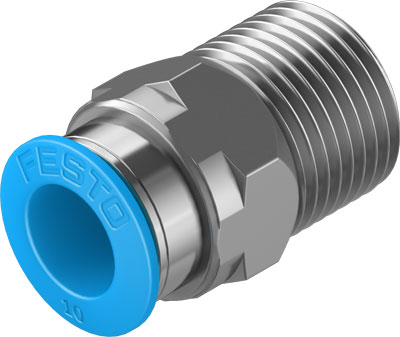 Đầu nối- Push-in fitting QS-3/8-10 153008- Festo