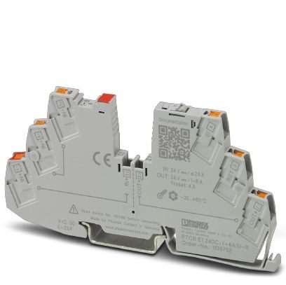 Electronic device circuit breaker - PTCB E1 24DC/1-8A SI-R - 1135752 - Phoenix contact