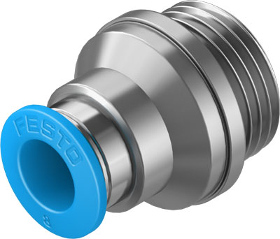 Đầu nối - Push-in fitting QS-G1/2-12 186104- Festo