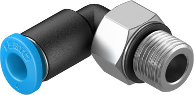 Đầu nối-	 Push-in L-fitting QSML-M7-4 186352- Festo