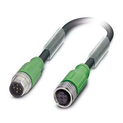 Sensor/actuator cable - SAC-5P-M12MS/10,0-PUR/M12FS SH   1529661