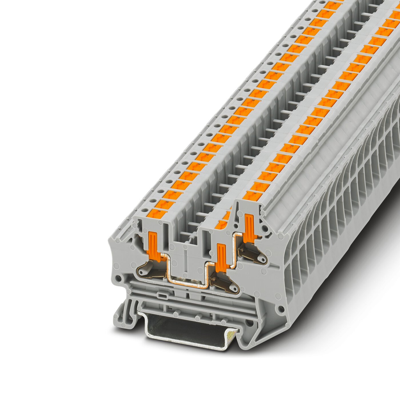 Cầu đấu 1 tầng Phoenix Contact: PTV 4-TWIN - Feed-through terminal block 1088731