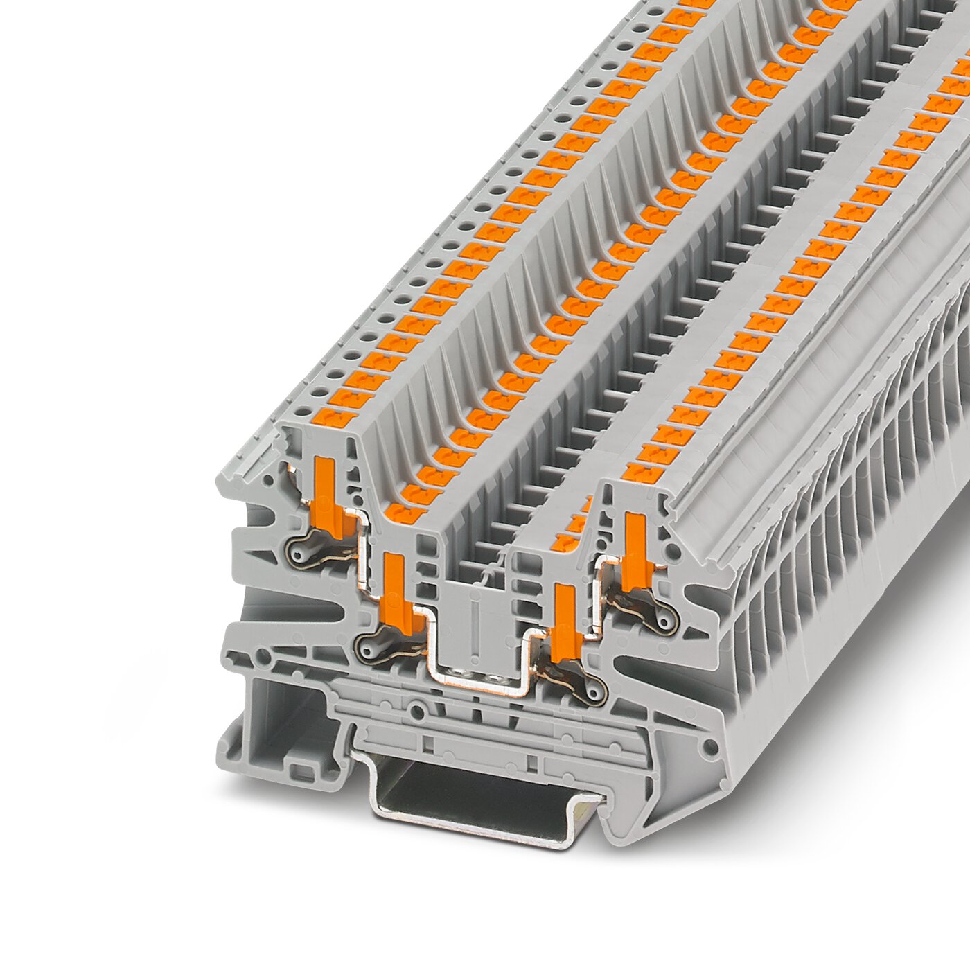 Cầu đấu Phoenix Contact: PTV 2,5-QUATTRO - Feed-through terminal block 1078999