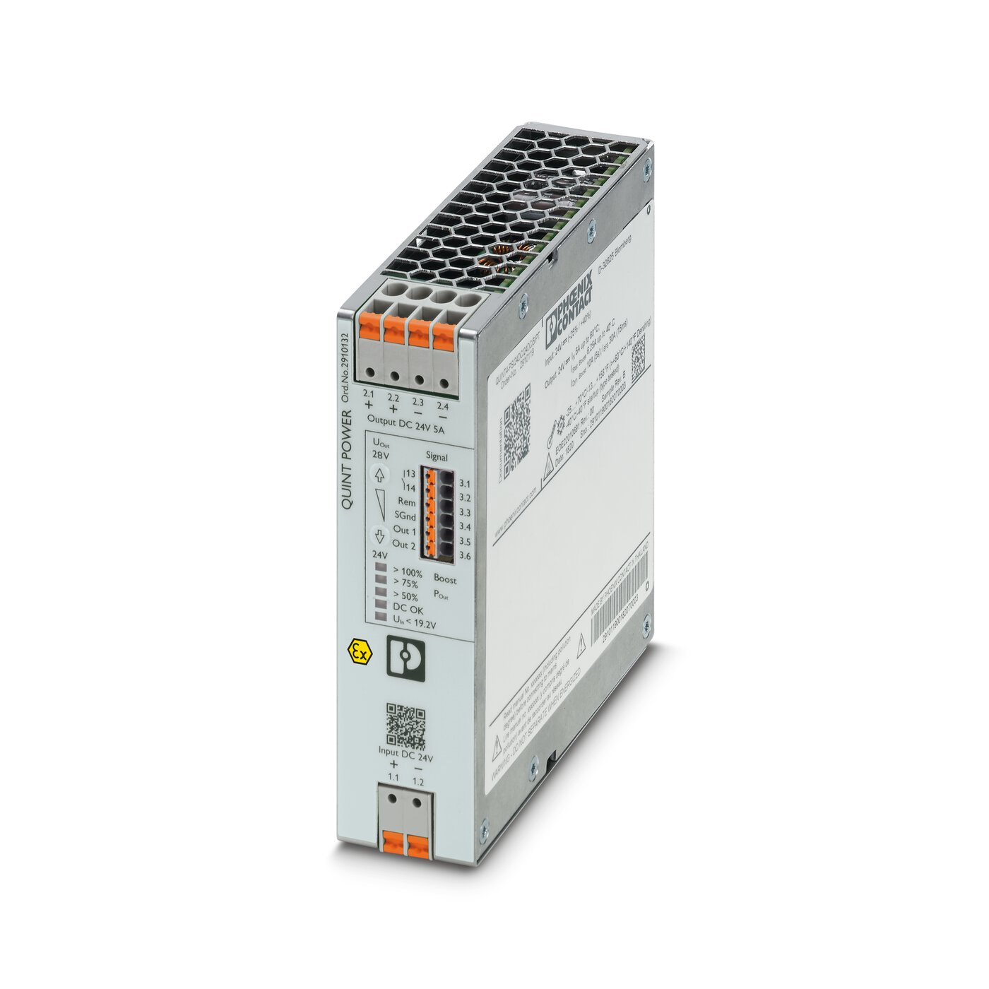 Bộ chuyển đổi nguồn DC-DC Phoenix Contact: QUINT4-PS/24DC/24DC/5/PT/CO - DC/DC converters (2910132)