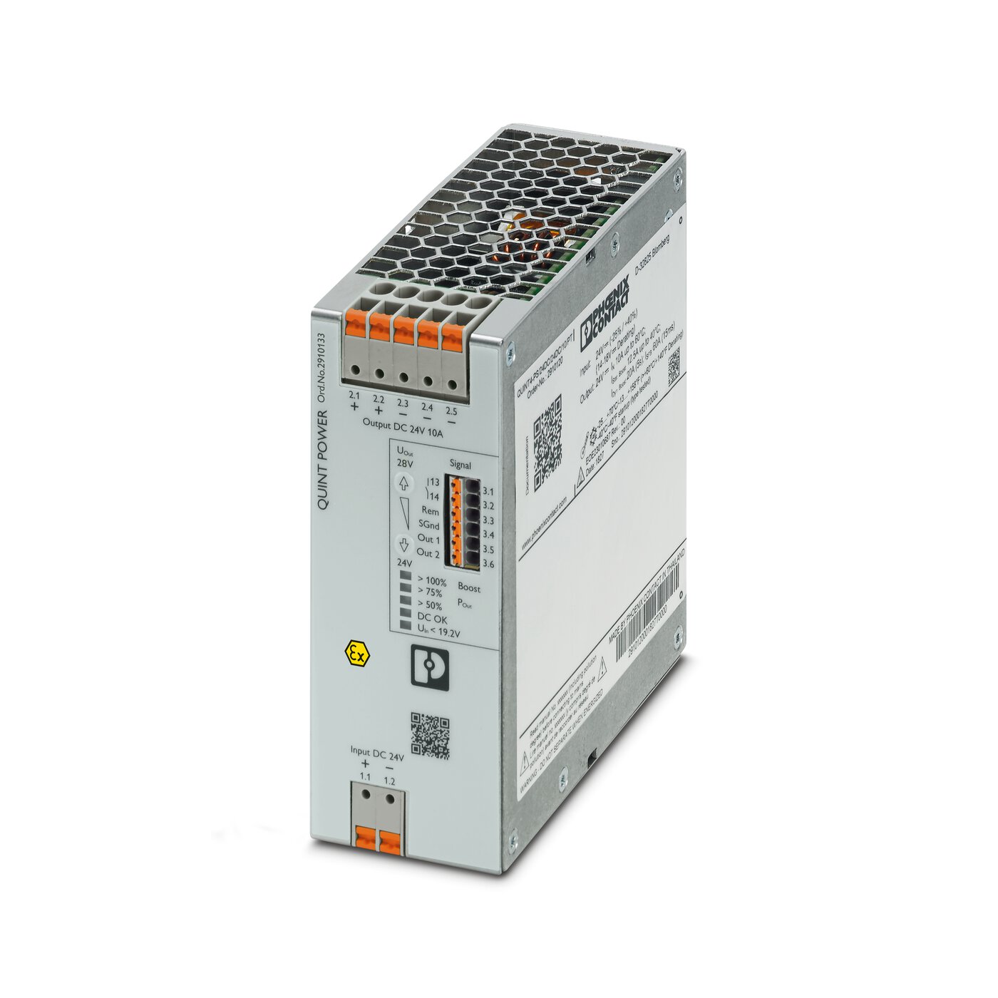 Bộ chuyển đổi nguồn DC-DC Phoenix Contact: QUINT4-PS/24DC/24DC/10/PT/CO - DC/DC converters (2910133)