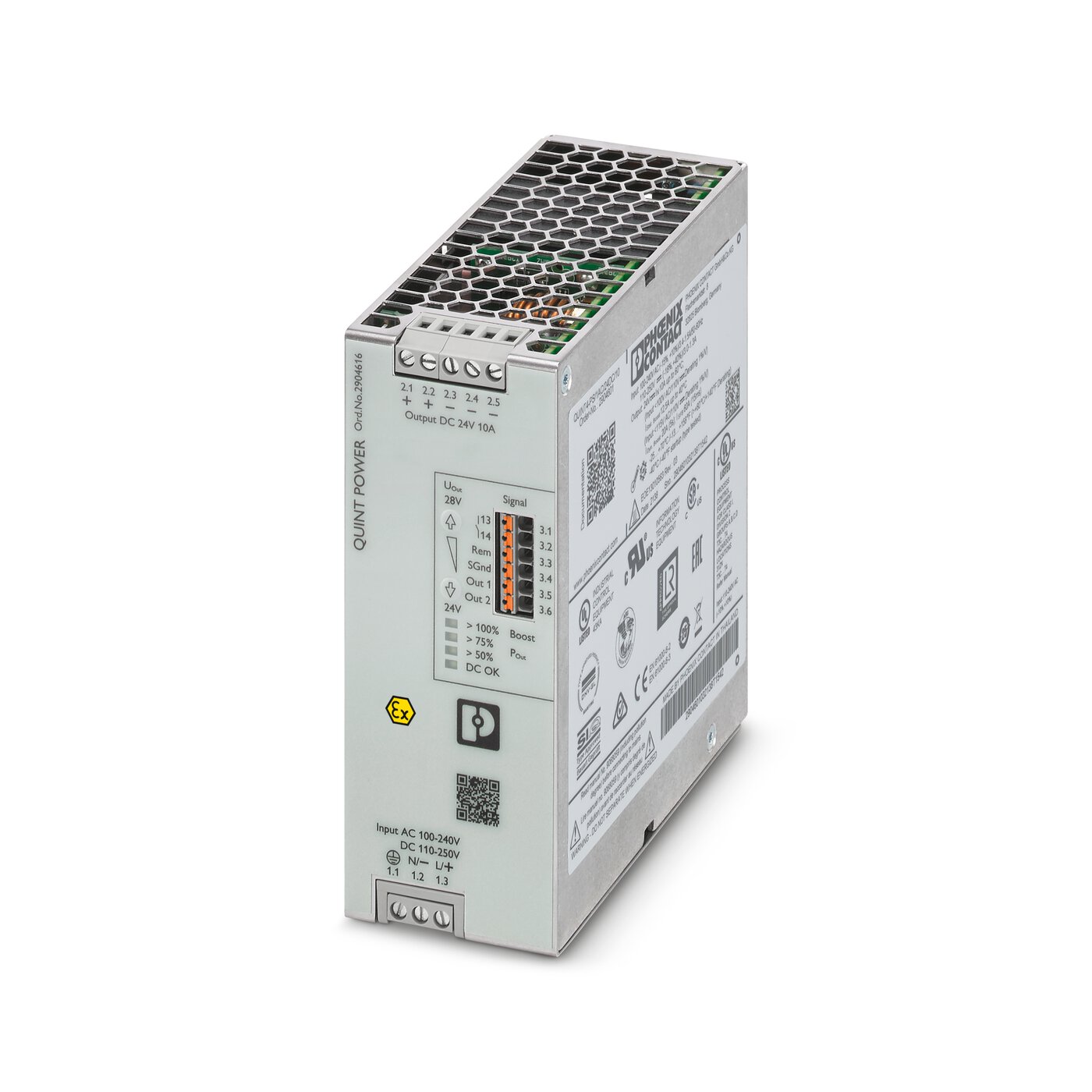 Bộ nguồn Phoenix Contact: QUINT4-PS/1AC/24DC/10/+ - Power supply unit 2904616