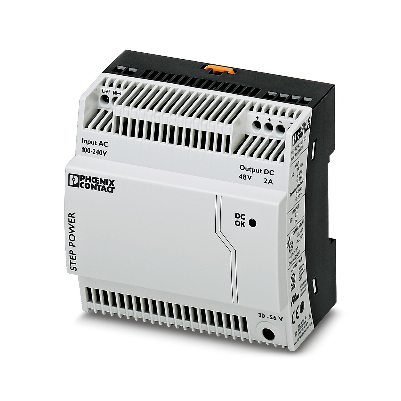 Bộ nguồn 48DVC Phoenix Contact: STEP-PS/ 1AC/48DC/2 - Power supply unit (2868680)