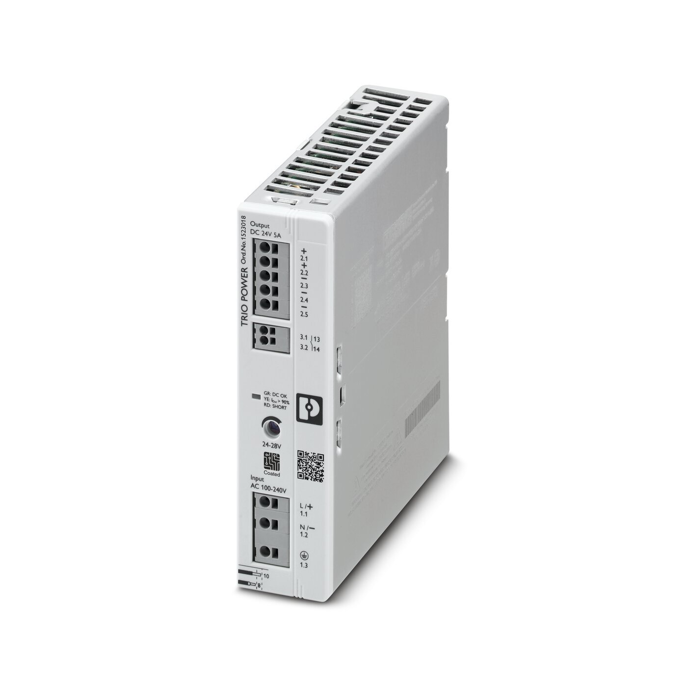 Bộ nguồn Phoenix Contact: TRIO3-PS/1AC/24DC/5/CO - Power supply unit 1523018