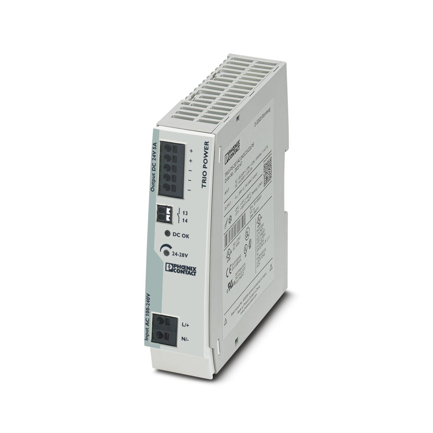 Bộ nguồn 24DC Phoenix Contact: TRIO-PS-2G/1AC/24DC/5 - Power supply unit (2903148)