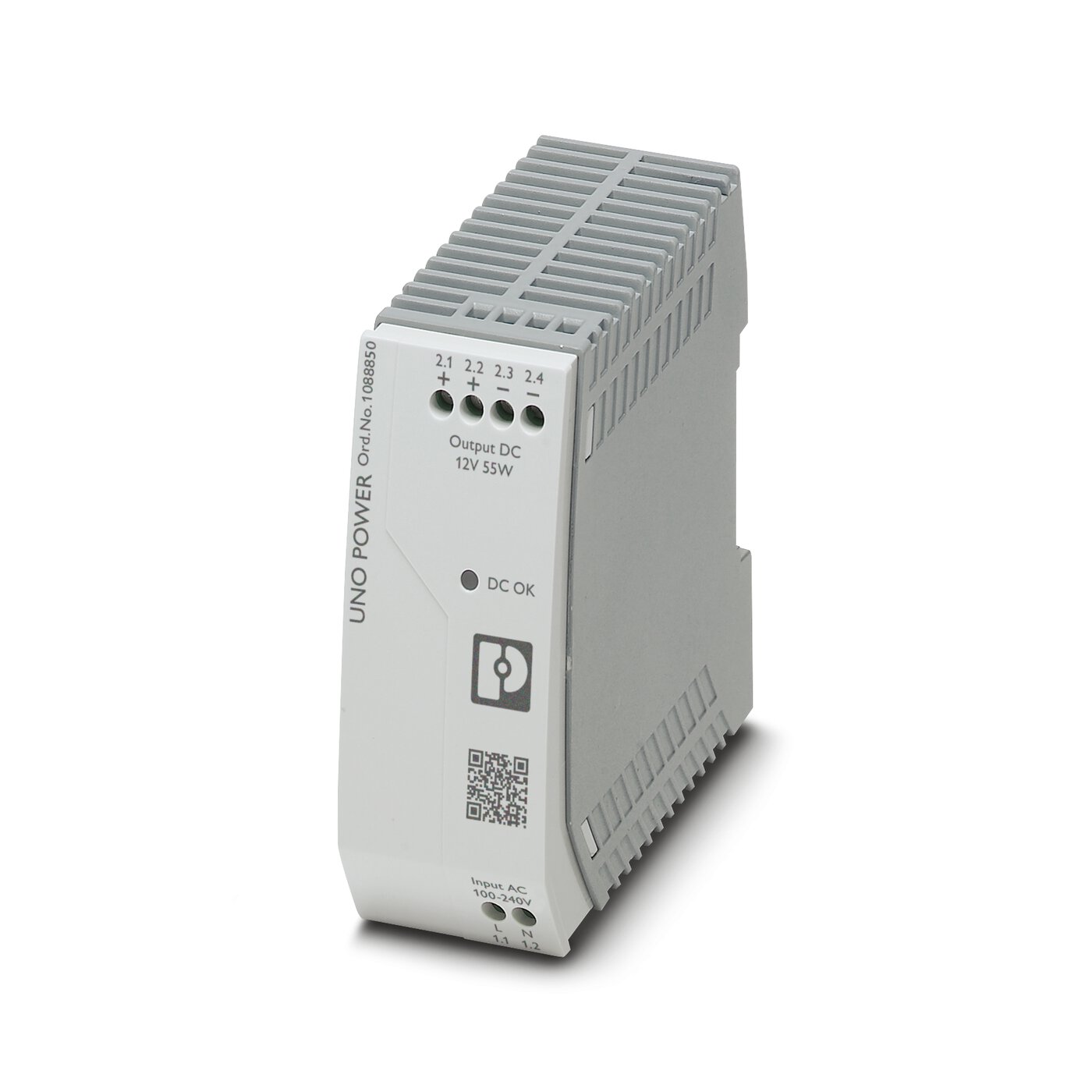 Bộ nguồn 12DC Phoenix Contact: UNO-PS/1AC/12DC/ 55W/H - Power supply unit (1088850)