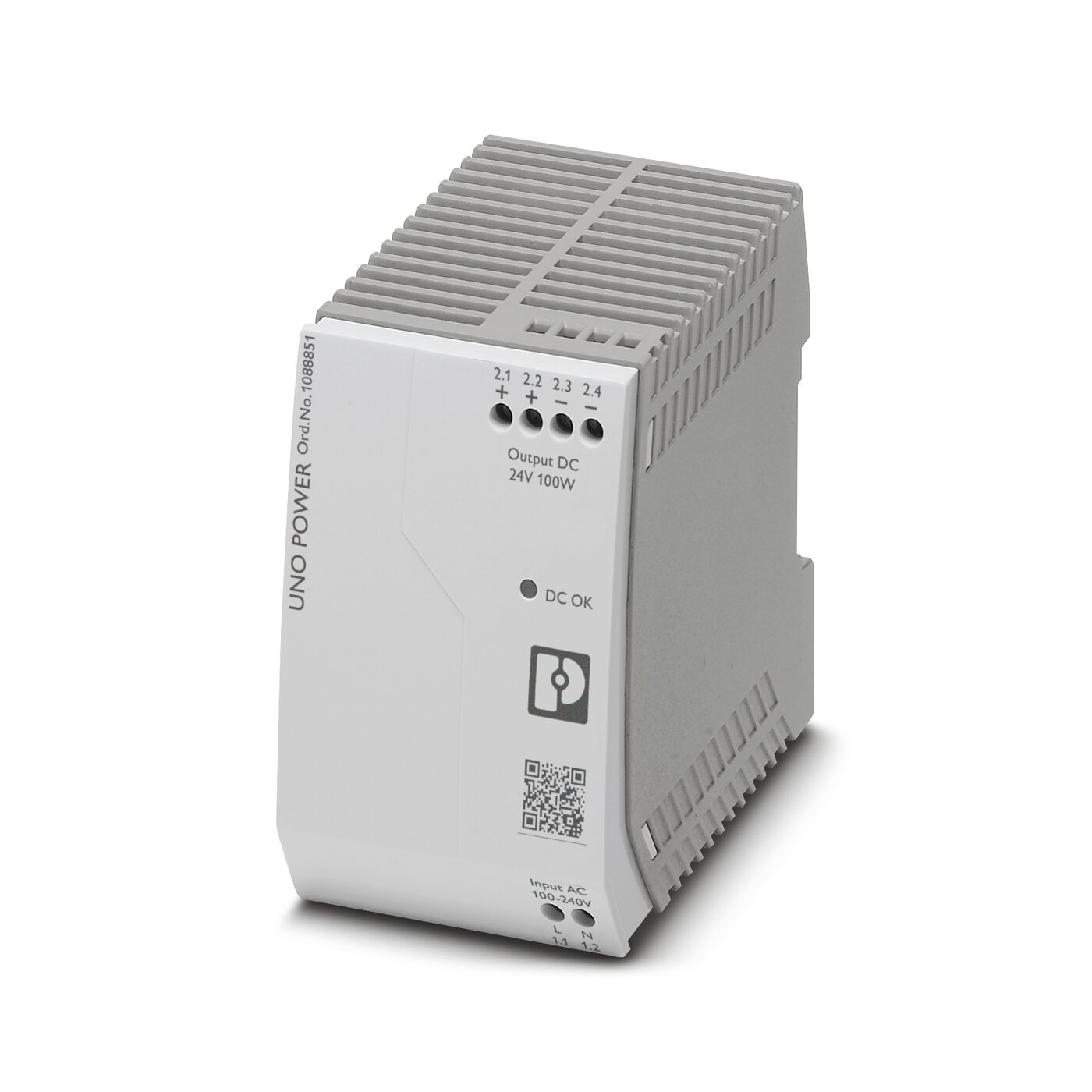 Bộ nguồn 24DC Phoenix Contact: UNO-PS/1AC/24DC/100W/H - Power supply unit (1088851)