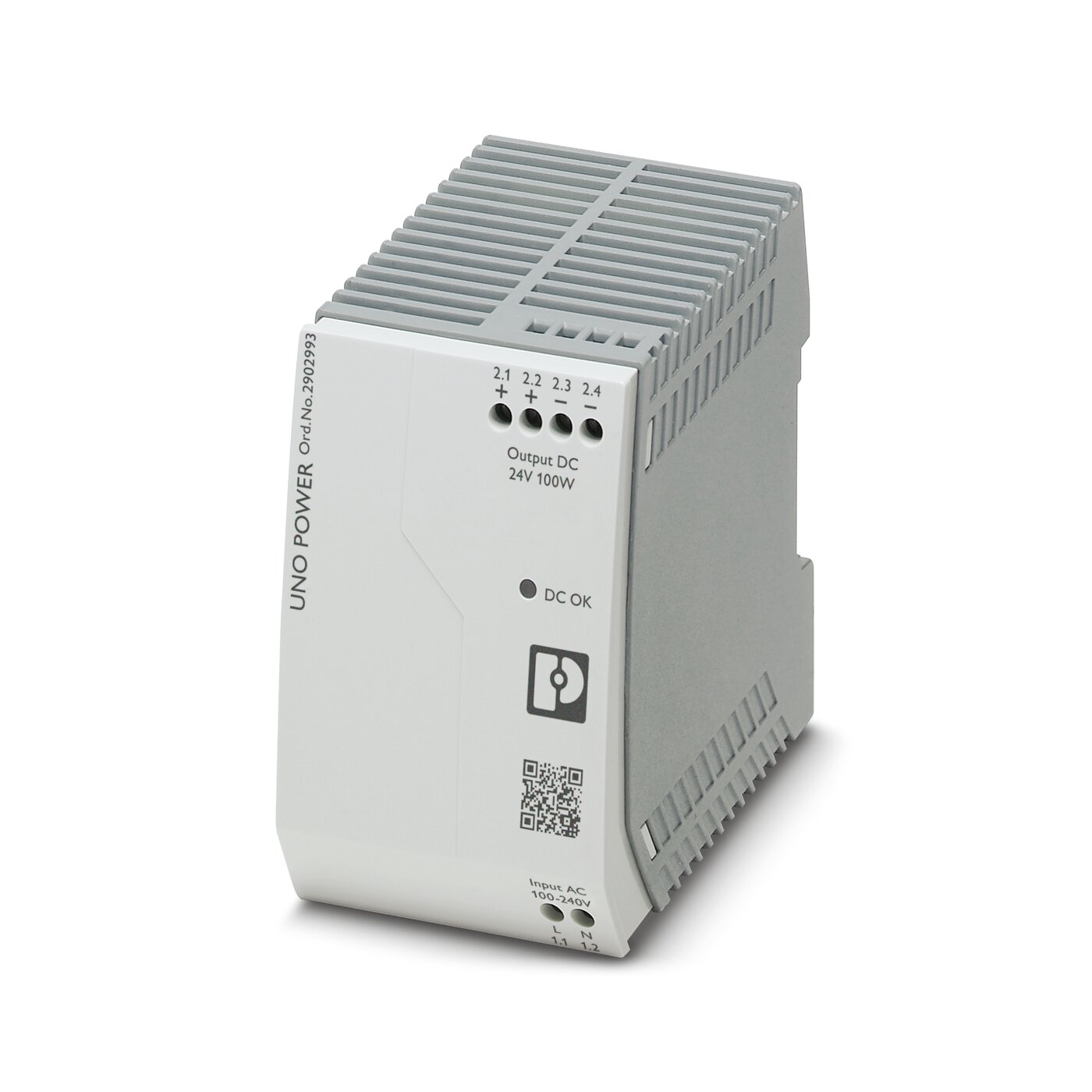 Bộ nguồn PhoenixContac: UNO-PS/1AC/24DC/100W - Power supply unit (2902993)