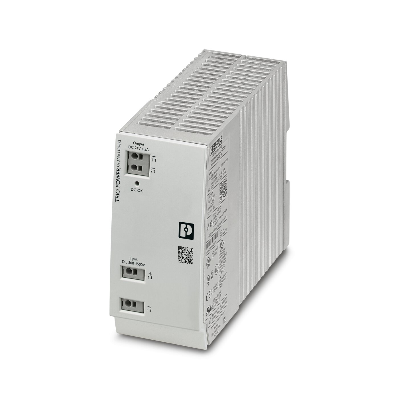 Bộ nguồn DC-DC Phoenix Contact: TRIO-PS-2G/1500DC/24DC/1.5 - Power supply unit (1107892)