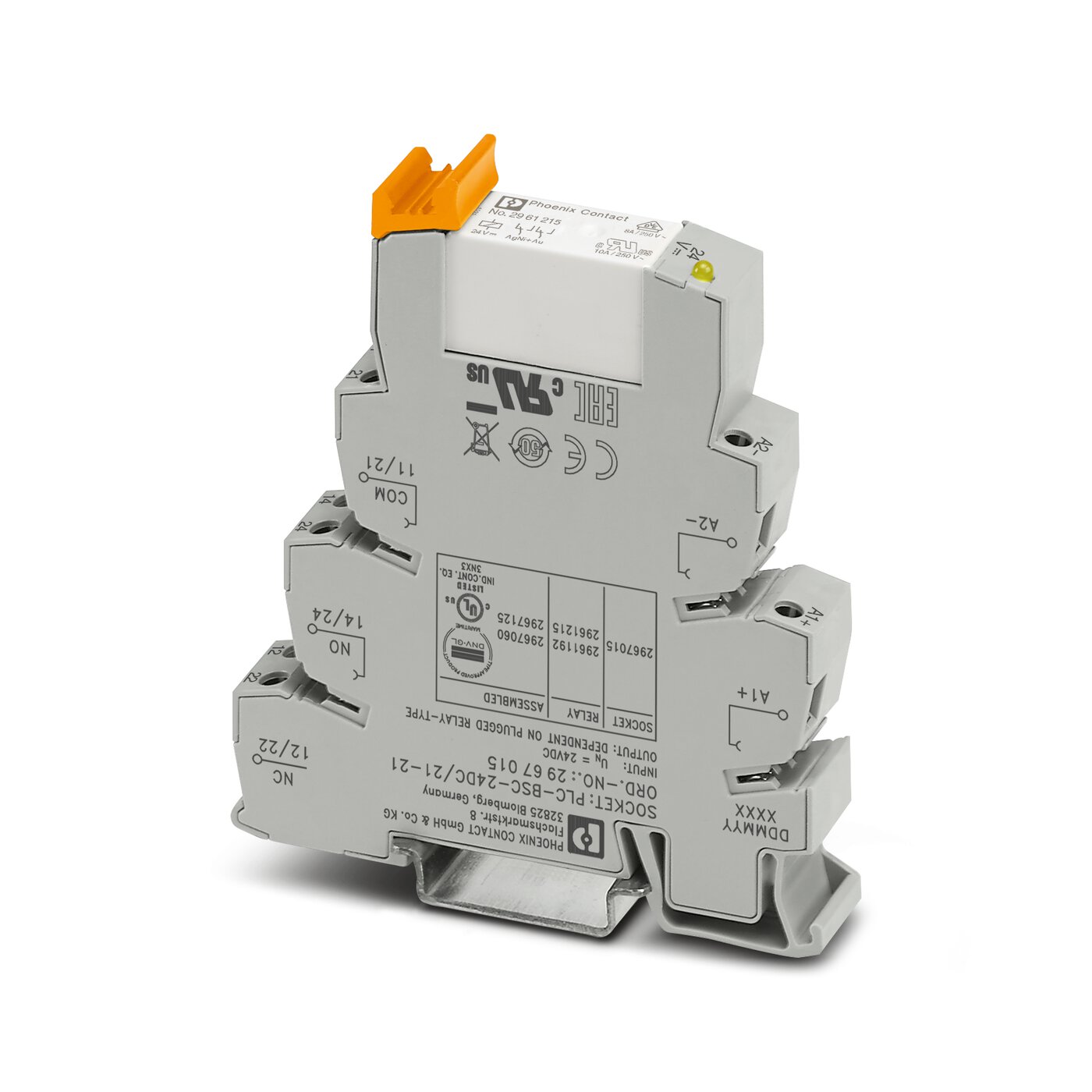 Relay Module - PLC-RSC- 24DC/21-21AU -  2967125