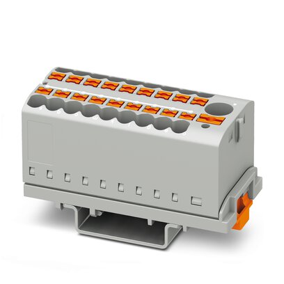 Hộp phân phối/ Cầu đấu PTFIX 6/18X2,5-NS35 GY - Distribution block 3273110