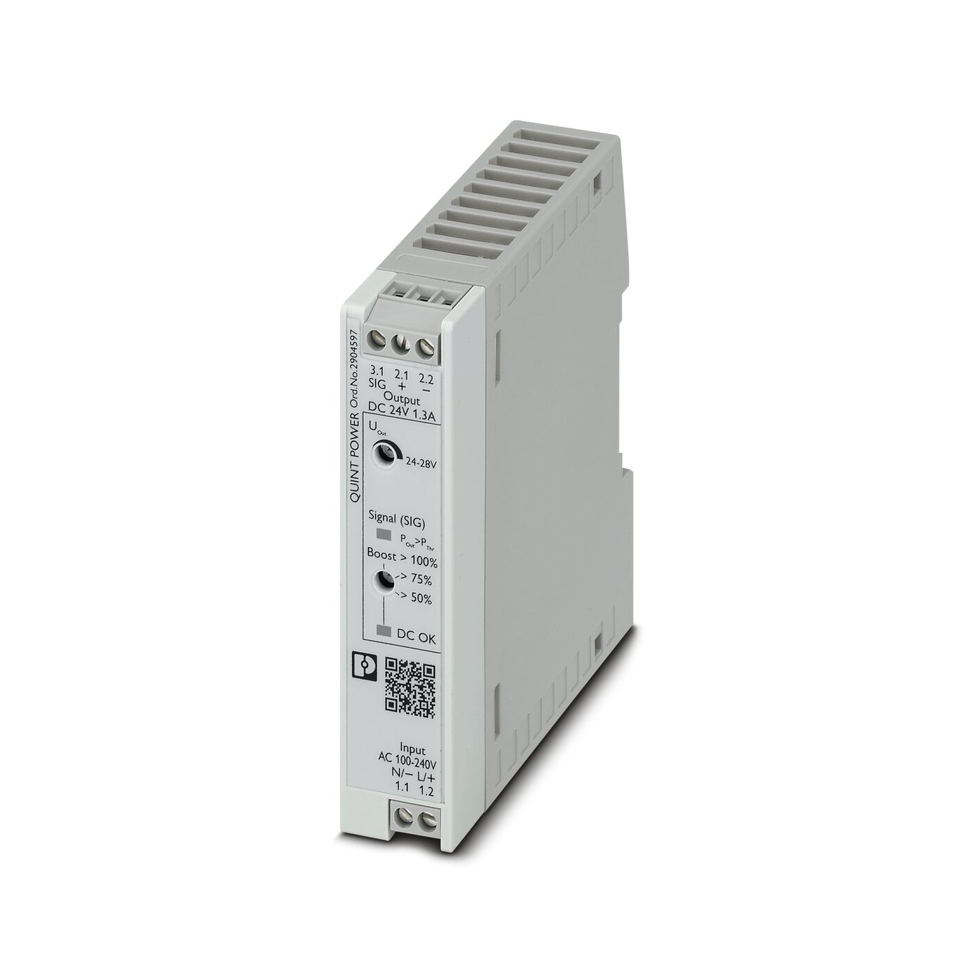 Bộ nguồn Phoenix Contact: QUINT4-PS/1AC/24DC/1.3/SC - Power supply unit 2904597