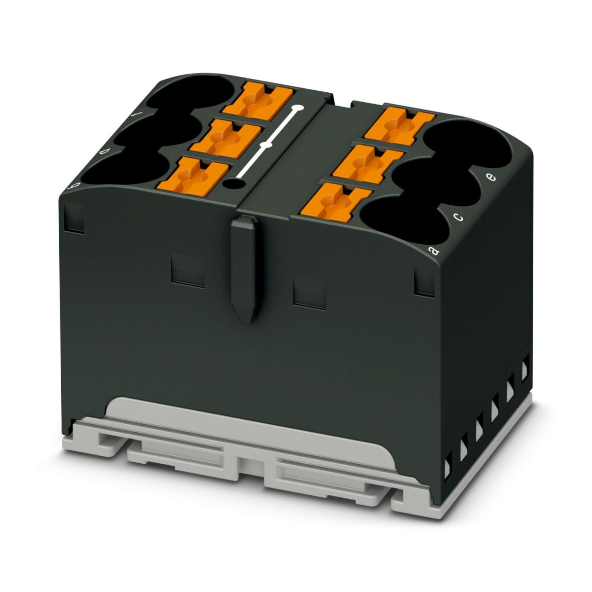 Khối cầu đấu phân phối Phoenix Contact PTFIX 6X10/S BK – 1082395