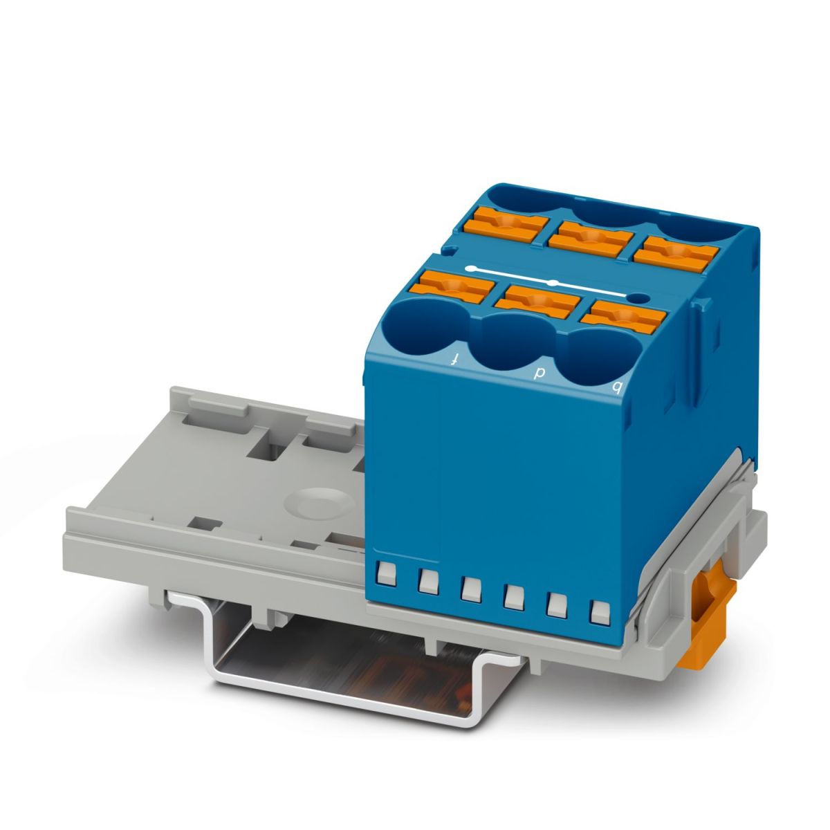 Cầu đấu phân phối Phoenix Contact PTFIX 6X10/S-NS35 BU – 1082404