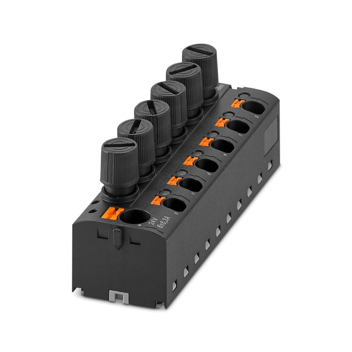 Khối cầu đấu phân phối có cầu chì Phoenix Contact PTFIX 10/6X4-SI (5X20) – 1172135