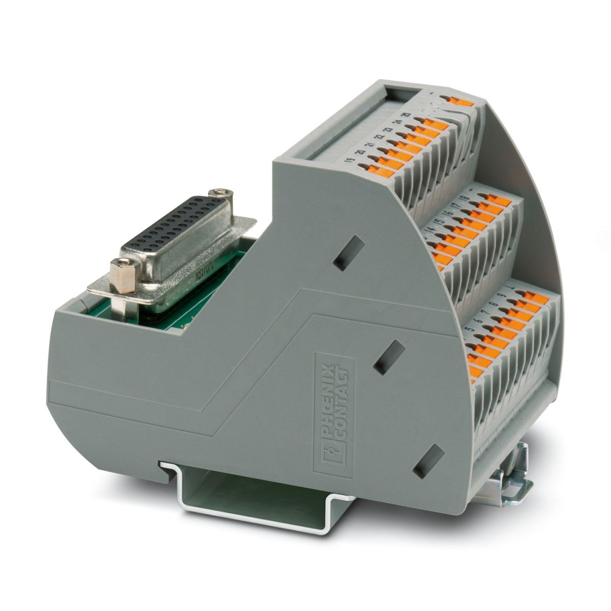 VIP-3/PT/D25SUB/F/LED - Termination board (2904265)
