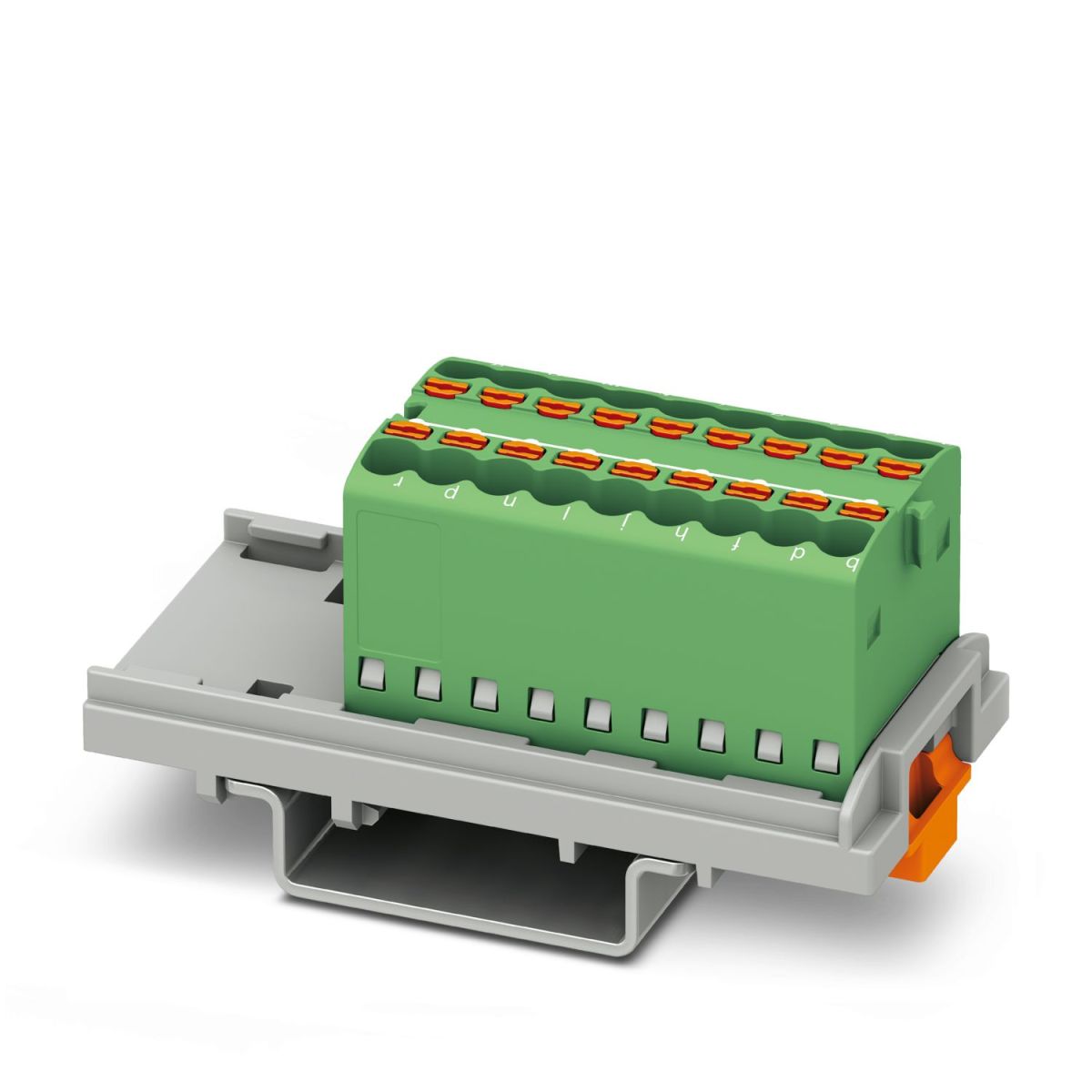 Cầu đấu phân phối Phoenix Contact PTFIX 18X1,5-NS35 GN – 1046953