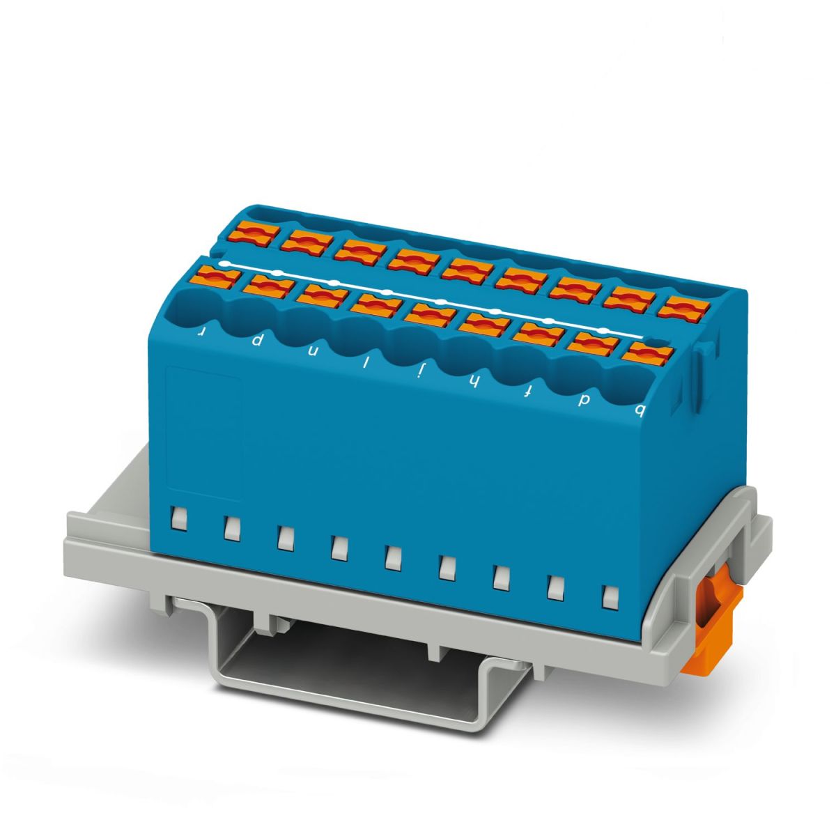 Khối cầu đấu phân phối Phoenix Contact PTFIX 18X2,5-NS35 BU –  3273046