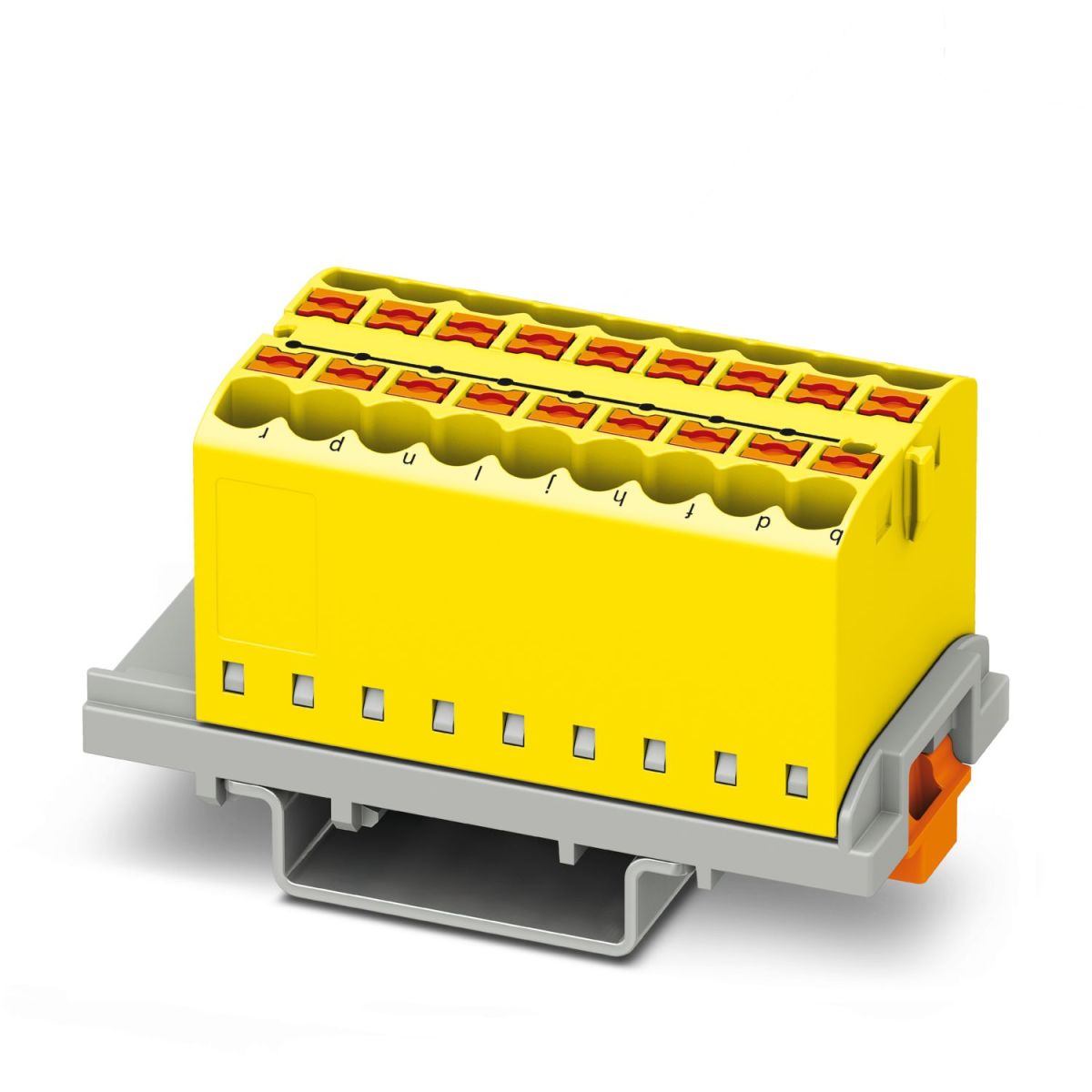 Khối phân phối điện Phoenix Contact PTFIX 18X2,5-NS35 YE – 3273050