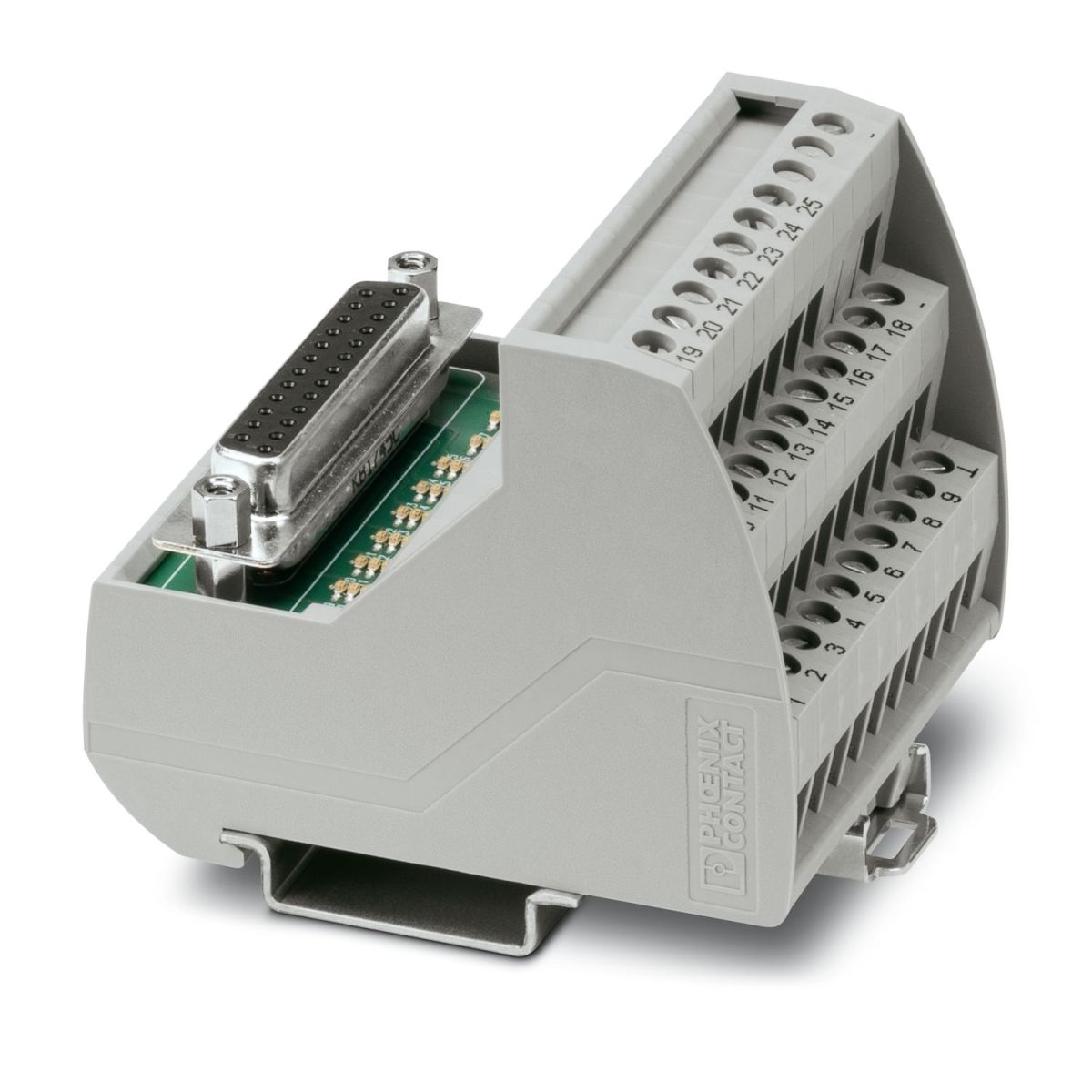VIP-3/SC/D25SUB/F/LED - Termination board (2322210)