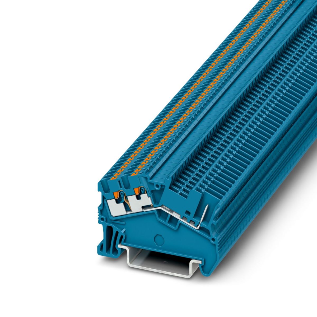 PTS 1,5/S-TWIN/1P BU - Feed-through terminal block (3214712)