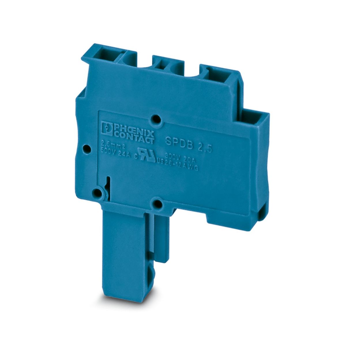 Phích cắm cầu đấu Phoenix Contact SPDB 2,5/ 1-L BU – 3043200