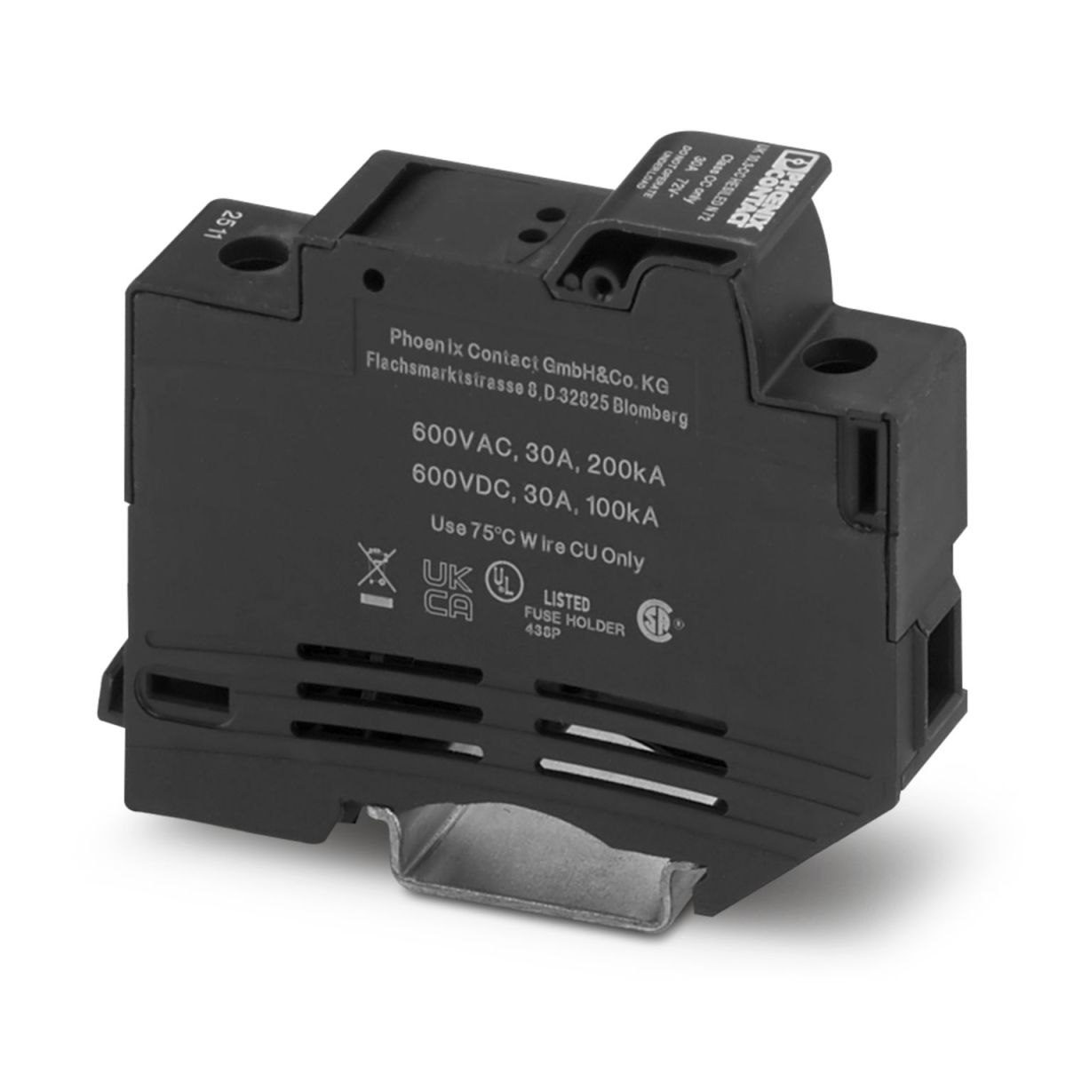 UK 10,3-CC HESILED N 72 - Fuse holder (3048690)